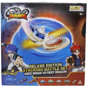 Набір дзиг Auldey Infinity Nado V Deluxe Battle Set Крилья Ареса проти вогняного (EU634806H)