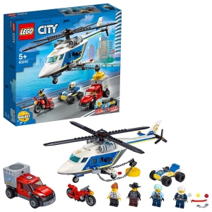 Конструктор LEGO City Погоня на поліцейському вертольоті (60243)