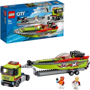 Конструктор LEGO City Перевізник гоночного катера (60254)