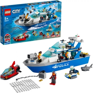 Конструктор LEGO City Поліцейський патрульний човен (60277)