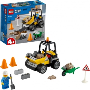 Конструктор LEGO City Пікап для дорожніх робіт (60284)