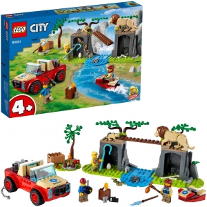 Конструктор LEGO City Wildlife Рятувальний позашляховик для звірів (60301)