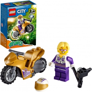 Уцінка - Конструктор LEGO City Селфі на каскадерському мотоциклі (60309) # замовити в Україні