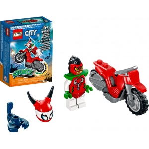 Конструктор LEGO City Stuntz Каскадерський мотоцикл Авантюрного скорпіона​ (60332)