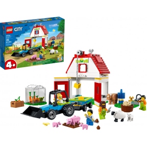 Конструктор LEGO City Farm Тварини на фермі та у хліві (60346)