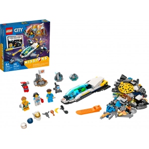 Конструктор LEGO City Missions Місії дослідження Марсу на космічному кораблі (60354)