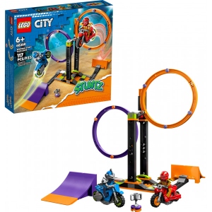 порівняти ціни на Конструктор LEGO City Stuntz Каскадерське завдання із обертанням (60360)