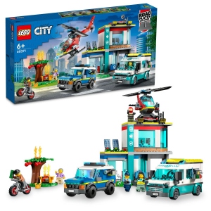 Конструктор LEGO City Центр управління рятувальним транспортом (60371)