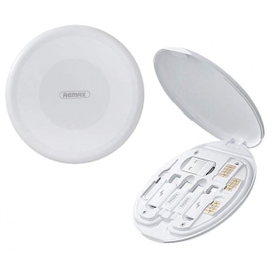 Кабель синхронізації даних Remax 6в1 60W White (RC-190)