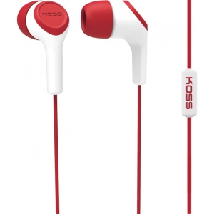 Навушники вкладиші дротові Koss KEB15iR Mic Red ціни