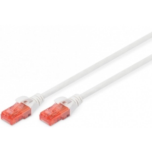 Кабель патч-корд Digitus Cat 6 UTP 5m White (DK-1617-050/WH)