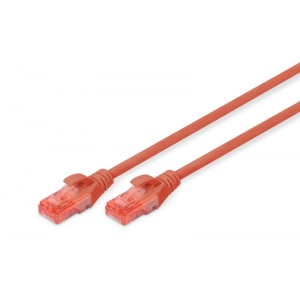 Кабель патч-корд Digitus CAT 6 UTP, 2 m AWG 26/7 Red (DK-1617-020/R)