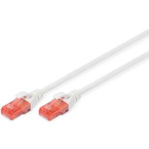 Кабель патч-корд Digitus Cat 6 UTP 0.5m White (DK-1617-005/WH)