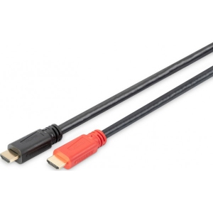 Кабель HDMI Digitus HDMI UHD 4K w/Ethernet/Amplifier type A M/M, 10 m (AK-330118-100-S)