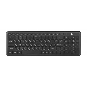 Клавіатура бездротова 2E KS230 Slim WL Black (2E-KS230WB)