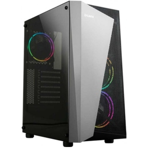 Корпус Zalman S4 Plus, MidT, 2xUSB2.0, 1xUSB3.0, 3x120мм RGB без БЖ (S4PLUS)