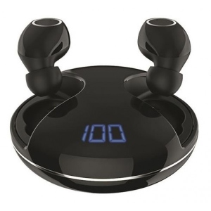 Навушники вкладиші бездротові TWS 2E RainDrops Х True Wireless Waterproof Mic Black (2E-EBTWRDXBK)