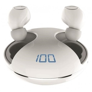 Навушники вкладиші бездротові TWS 2E RainDrops Х True Wireless Waterproof Mic White (2E-EBTWRDXWH)