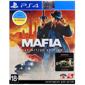 Ігровий диск PS4 Mafia Definitive Edition [Blu-Ray диск]