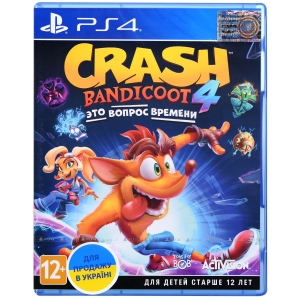 Ігровий диск PS4 Crash Bandicoot 4: It’s About Time [PS4, Russian subtitles]