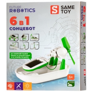 Пластиковий конструктор Same Toy Солнцебот 6 в 1 на сонячній батареї (2011UT)