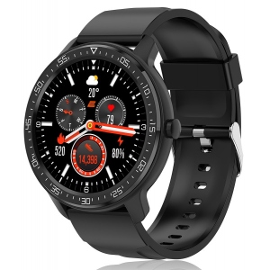 Смарт-годинник 2E Alpha X 46 mm Black-Silver (2E-CWW30BKSL)