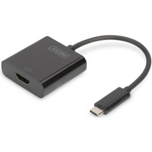 Перехідник Digitus USB-C - HDMA UHD 4K, M/F, 0.15 m (DA-70852)