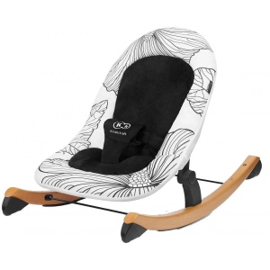 Крісло-шезлонг Kinderkraft Finio Black/White (KKBFINOBLK0000)