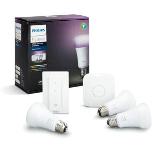 Розумна лампа Philips Hue Color E27 3 шт. (929002216825)
