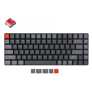 Клавіатура бездротова ігрова Keychron K3 Optical Red BT/USB-A Hot-swap Low Profile EN/UKR, RGB (K3E1_KEYCHRON)