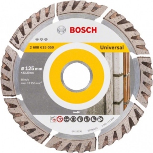Диск алмазний Bosch Stf Universal 125x22.23 мм (2.608.615.059)