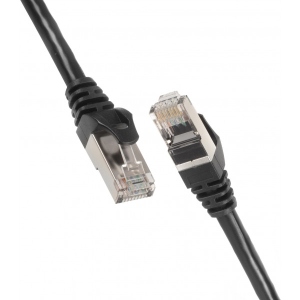 Кабель патч-корд 2E Cat 6 S-FTP RJ45 4Х2 27AWG 1.00 m Black (2E-PC6SFTPCOP-100BK)