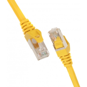 Кабель патч-корд 2E Cat 6 S-FTP RJ45 4Х2 27AWG 0.50 m Yellow (2E-PC6SFTPCOP-050YLW)