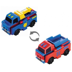 Машинка-трансформер Flip Cars 2 в 1 Кран і Самоскид (EU463875-01)