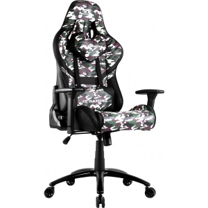 Крісло для геймерів 2E Hibagon Black/Camo (2E-GC-HIB-BK)