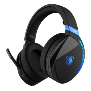 Гарнітура бездротова ігрова Sades SA-201 Warden I Black/Blue (sa201bkb)