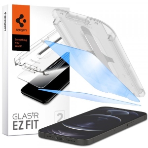 Захисне скло для смартфона Spigen for Apple iPhone 13 Pro Max tR EZ Fit Transparency Sensor Open (AAGL03379)