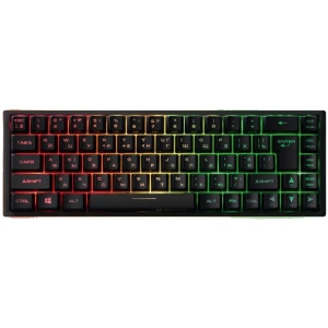 Клавіатура дротова ігрова 2E KG350 RGB 68key USB Black Ukr (2E-KG350UBK)
