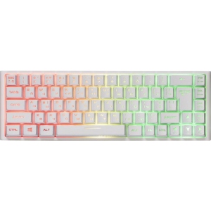 Клавіатура дротова ігрова 2E KG360 RGB 68key WL White Ukr (2E-KG360UWT)