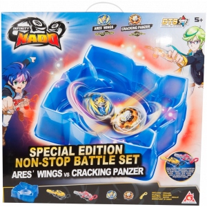 Набір дзиг Auldey Infinity Nado V Special Edition Battle Set Ares' Wings vs Cracking Panzer Крила Ареса проти Швидкого Панцера (EU634801)