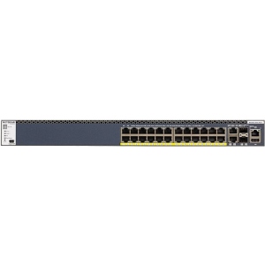 Коммутатор локальної мережі (Switch) Netgear M4300-28G-POE+ (GSM4328PA-100NES)