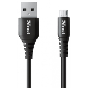 Кабель синхронізації даних Trust USB-A - microUSB 1 m Black (23567)