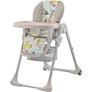 Стільчик для годування класичний Kinderkraft Tastee Pink Leaf (KHTAST00PNK0000)