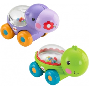 Брязкальце Fisher-Price Черепашка/Бегемотик з кульками (BGX29)