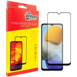 Захисне скло для смартфона DENGOS for Samsung Galaxy M23 5G SM-M236 Black Full Glue (TGFG-211)