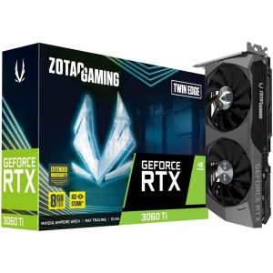 Відеокарта Zotac GeForce RTX 3060 Ti 8GB GDDR6 Twin Edge LHR (ZT-A30610E-10MLHR) порівняти ціни