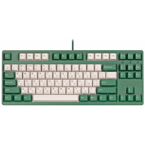 Клавіатура дротова Akko 3087 Matcha Red Bean Cherry MX Silent Red, USB-A, EN/UKR, No LED Green (A3087_MA_CSR)