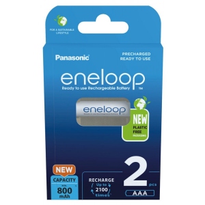 Акумулятор тип AAA Panasonic Eneloop AAA 800 2BP mAh NI-MH (BK-4MCDE/2BE)