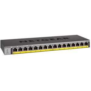 Коммутатор локальної мережі (Switch) Netgear GS116PP-100EUS