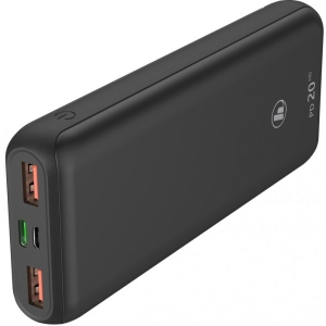 Батарея мобільна Hama PD 20HD 20000 mAh Grey (00201663)